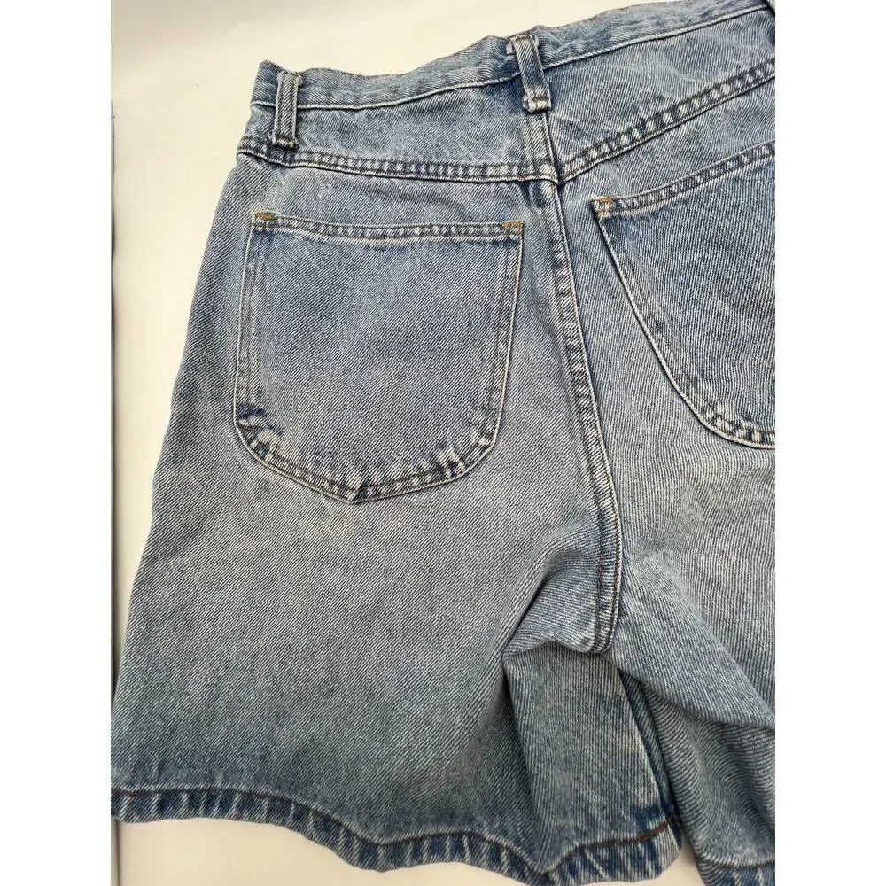 Vintage Arizona Jean Co‎ High Rise Denim Mom Shorts USA Made 11